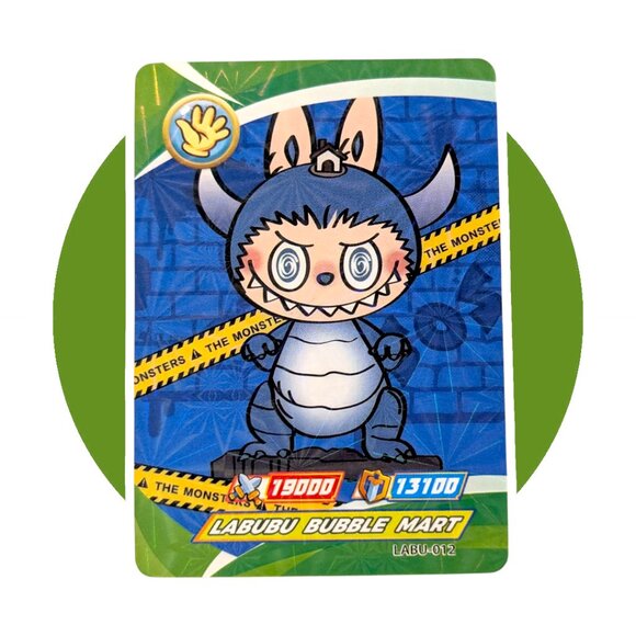 Labubu Game Collection Trading Card (WW12): Blue Monster, LABU-012 - Picture 1 of 2